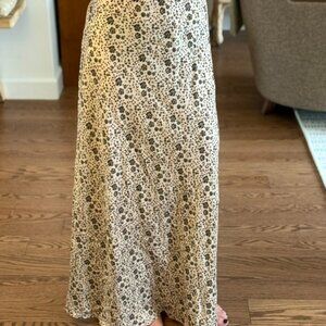 Ciao Lucia patterned skirt maxi, slip, small
